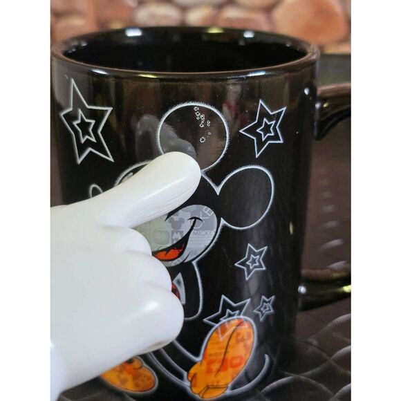 Disney World Orlando Jerry Leigh Black Mickey Mouse Mug - Picture 8 of 9